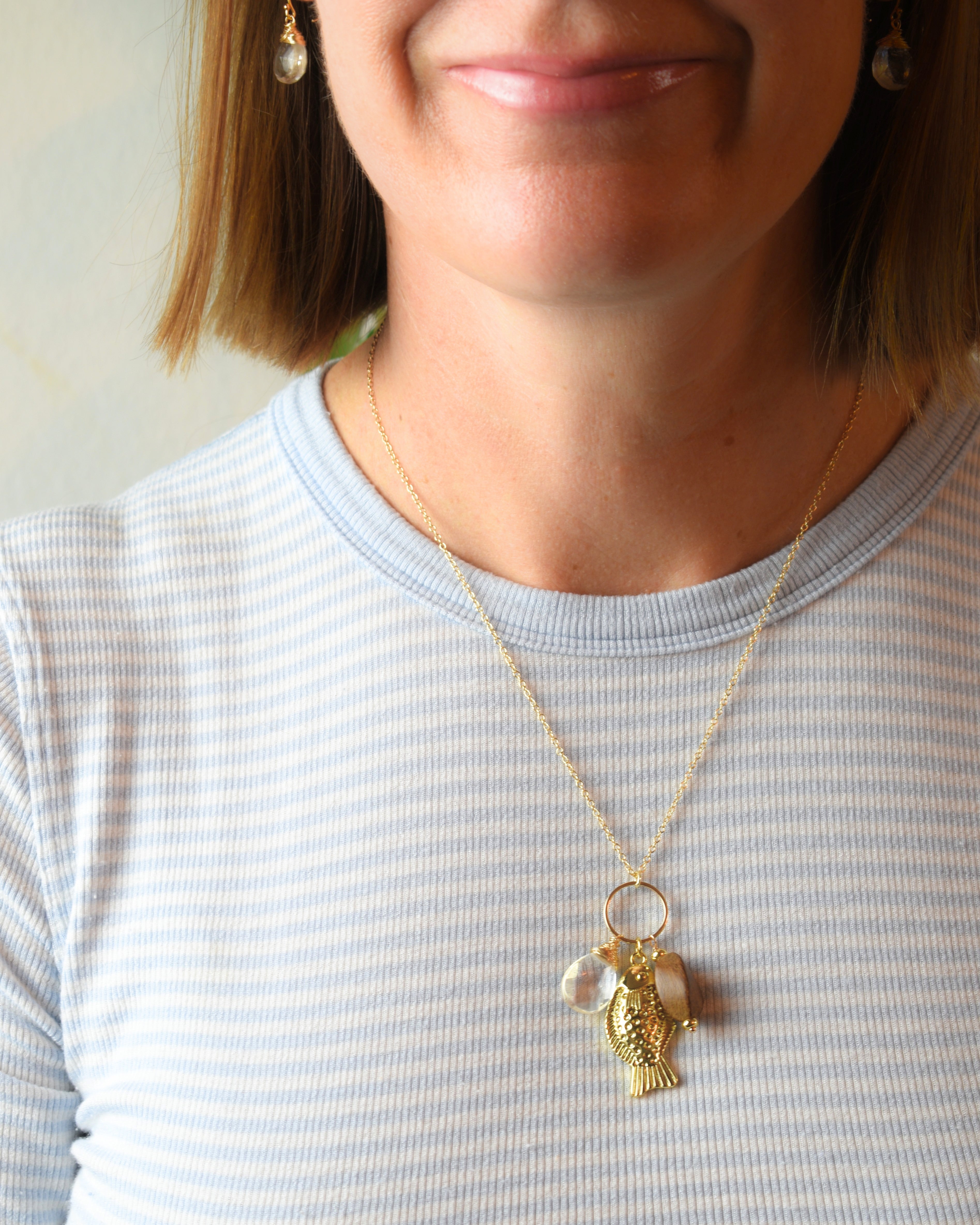 Castaway Cluster Pendant Necklace