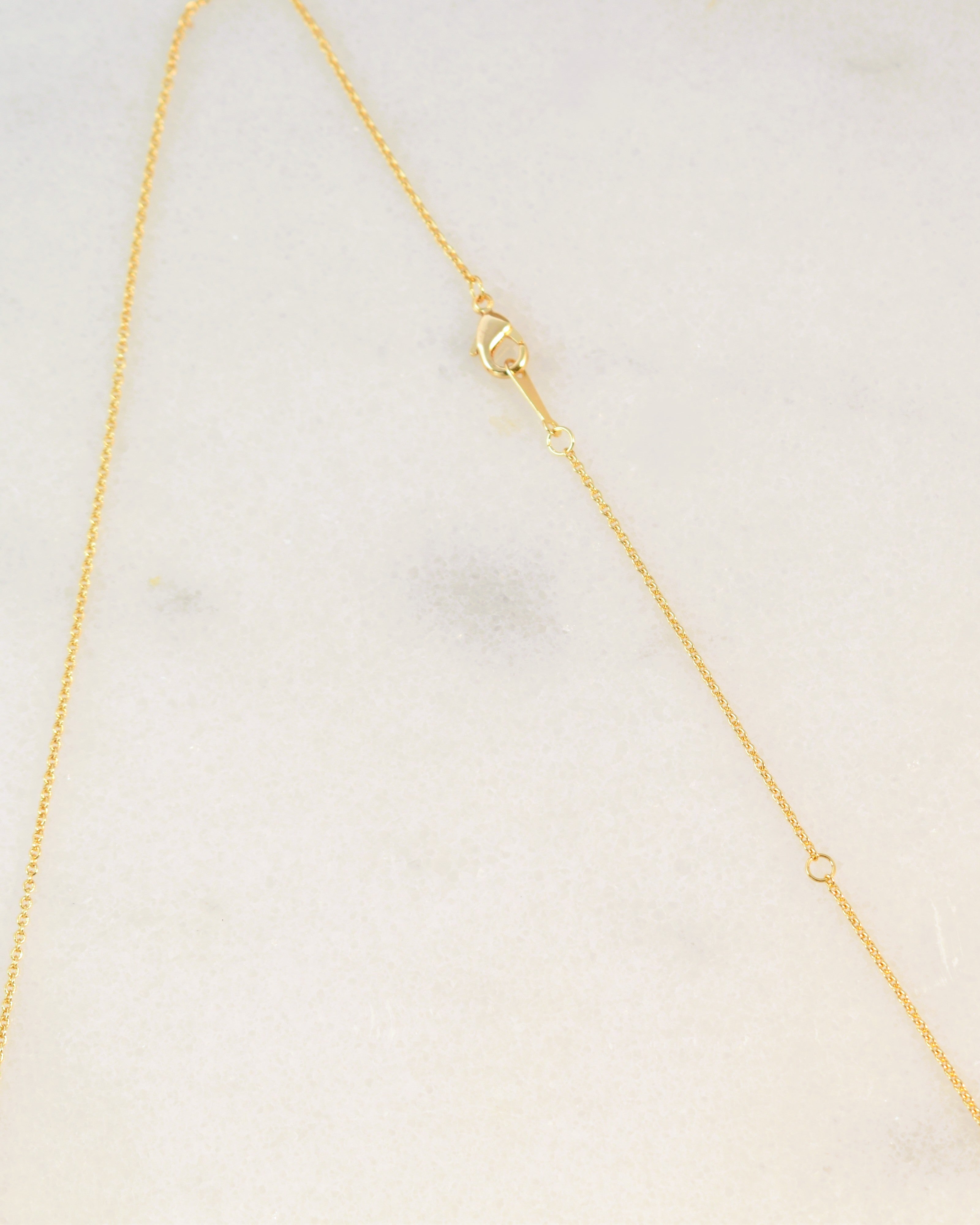 Black Pearl Charm Pendant Necklace