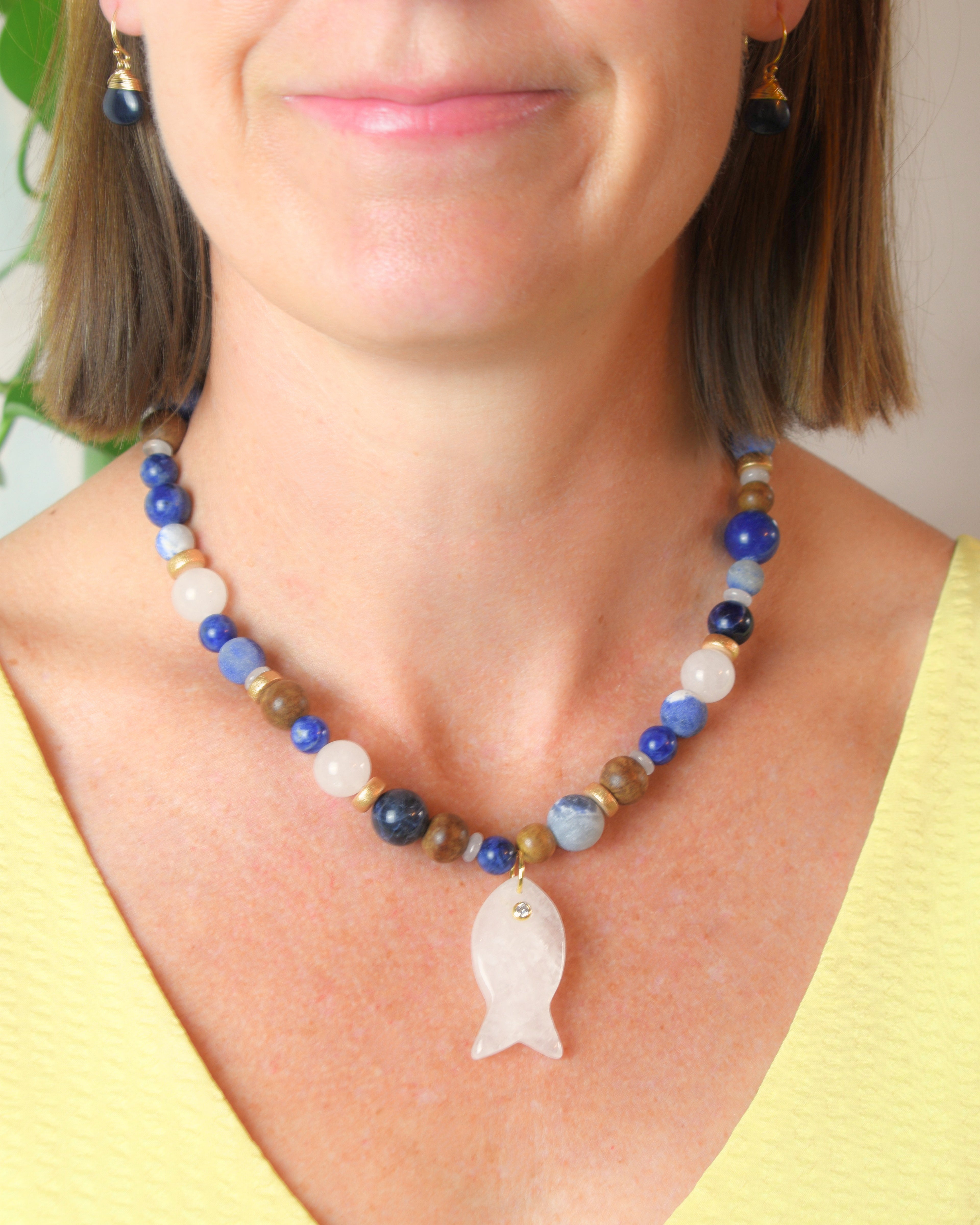Rock Crystal SeaSpray Bubble Necklace