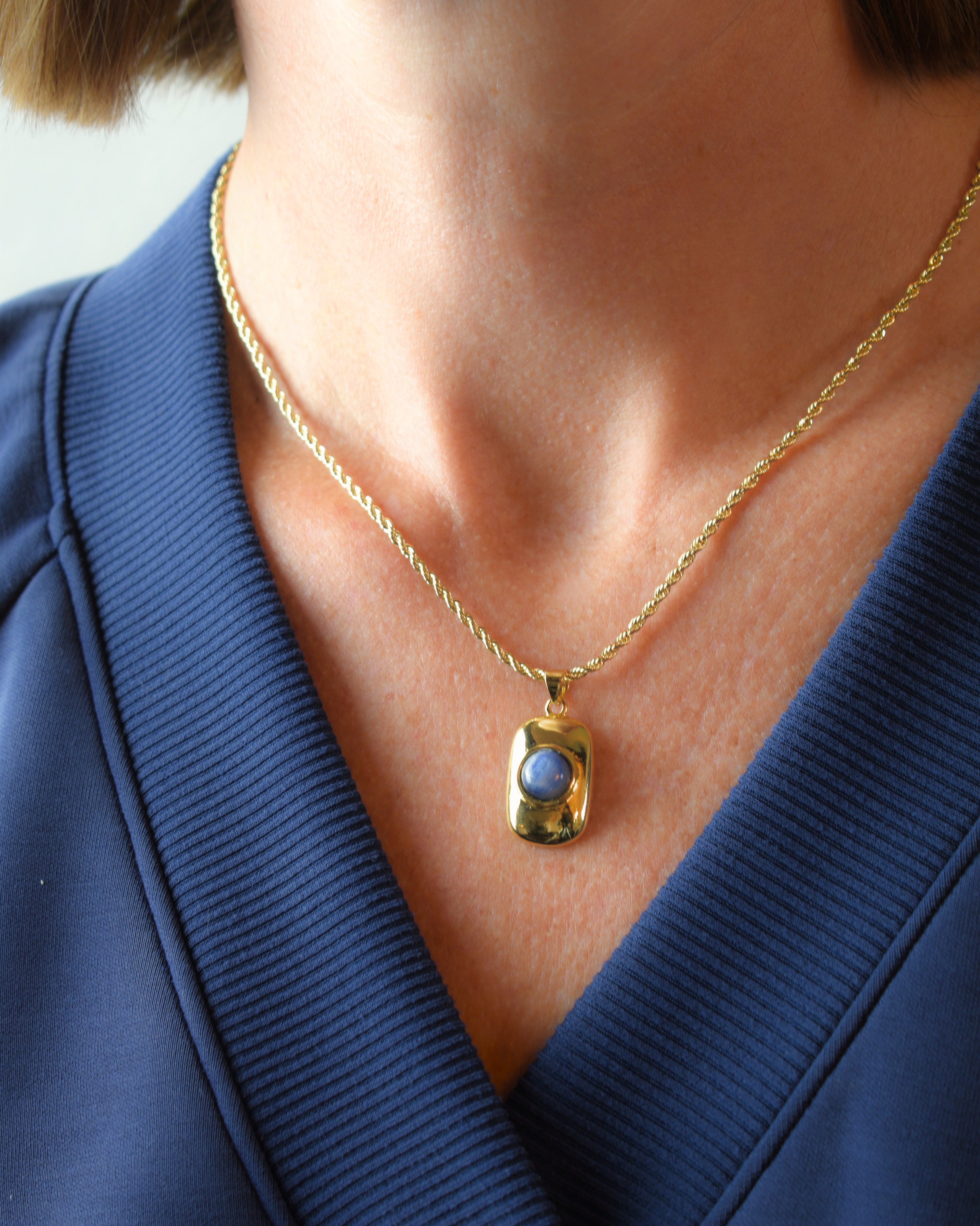 Ocean's Eye Pendant Necklace