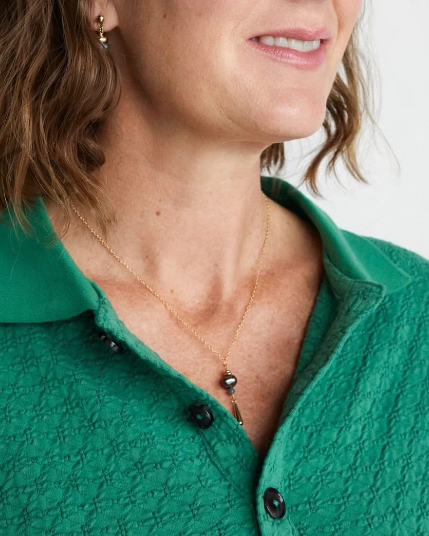 Moody Seas Pendant Necklace