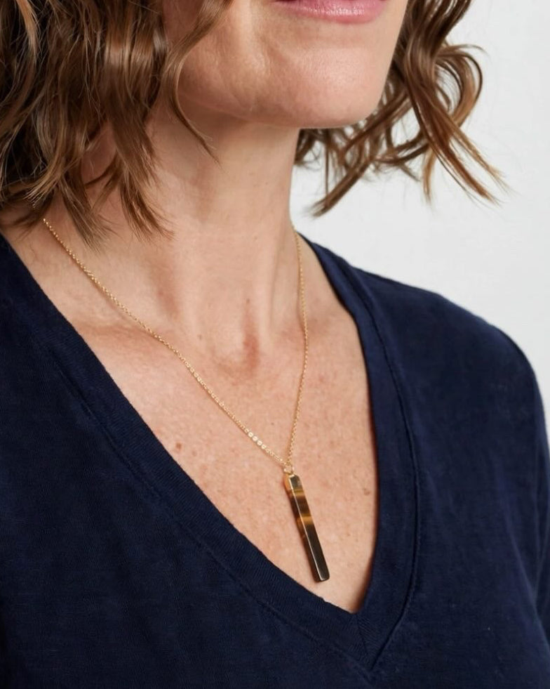 Stick Season Pendant Necklace