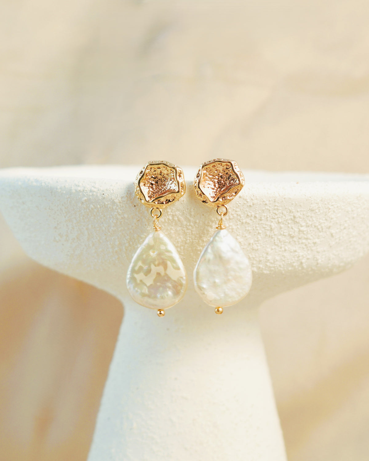 Aphrodite's Tears Wavelet Post Earrings