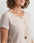 Tiger's Eye Long Drop Necklace