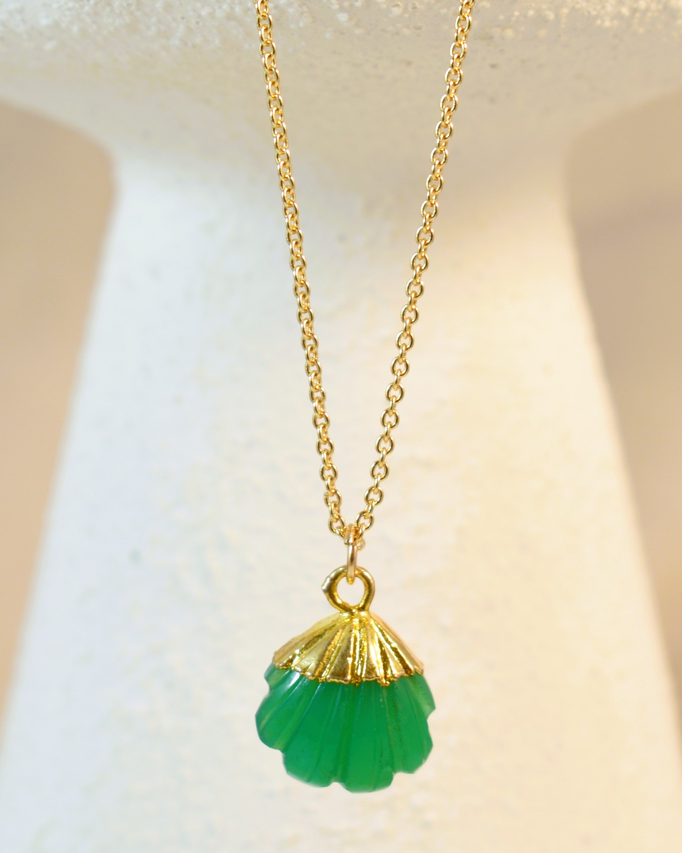 Carved Shell Necklace