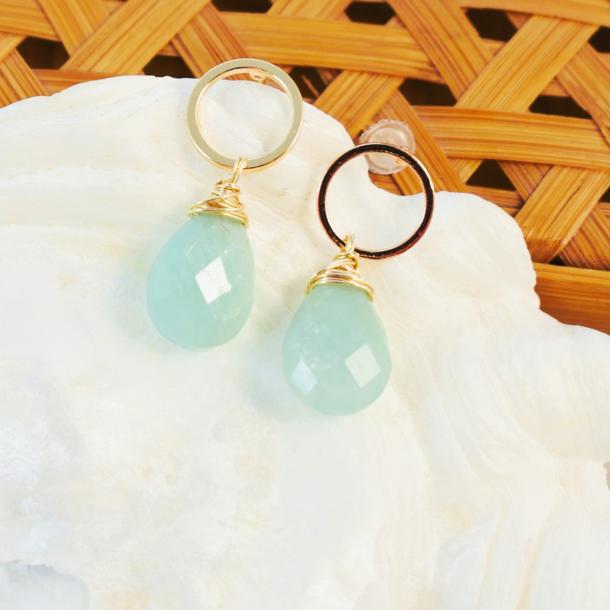 Crowned Beachcomber Post Earrings