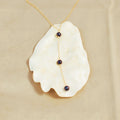Black Pearl Trio Y Lariat Necklace