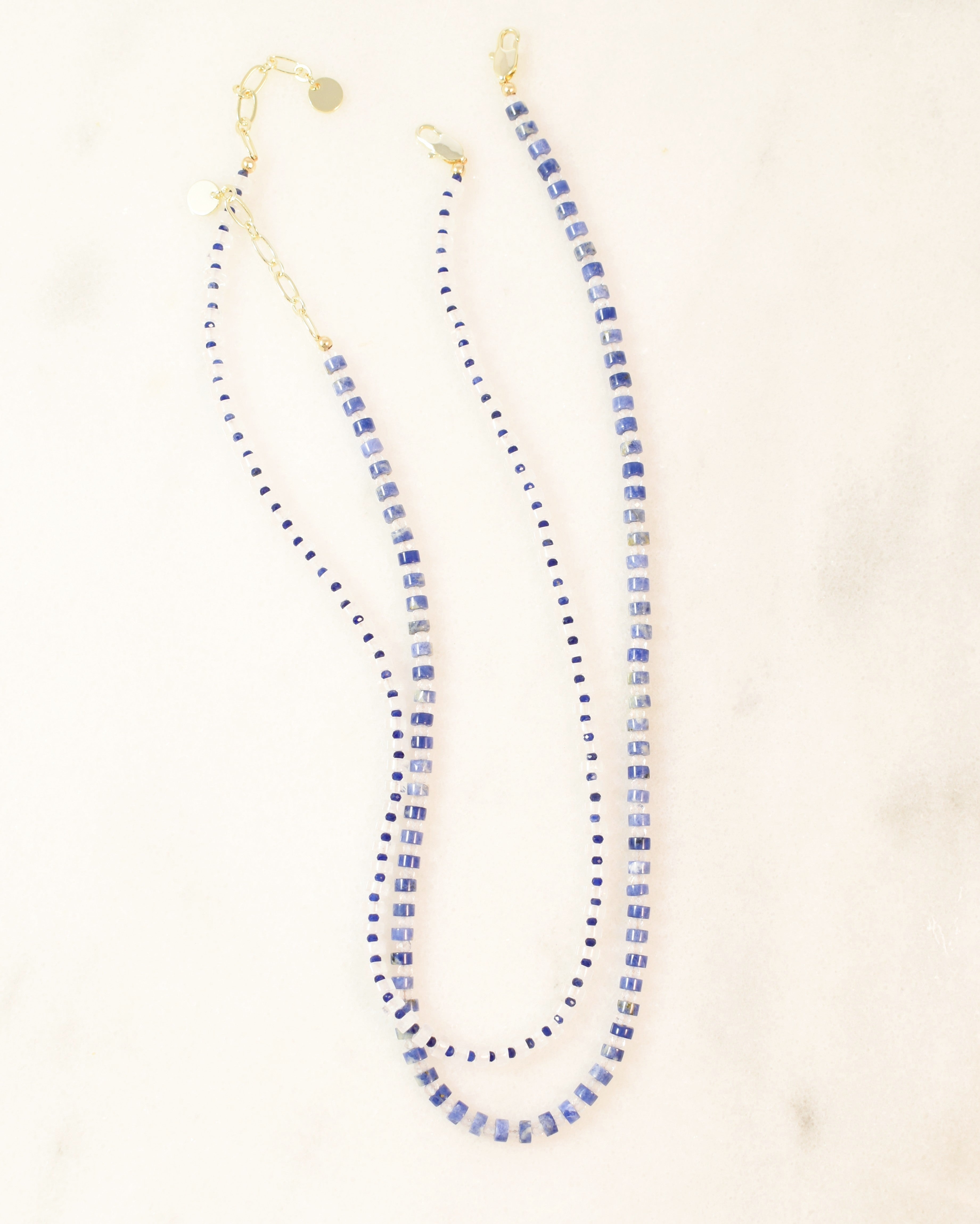 Anchor Line Heishi Necklace