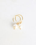 Simple Pearl Hook Earrings