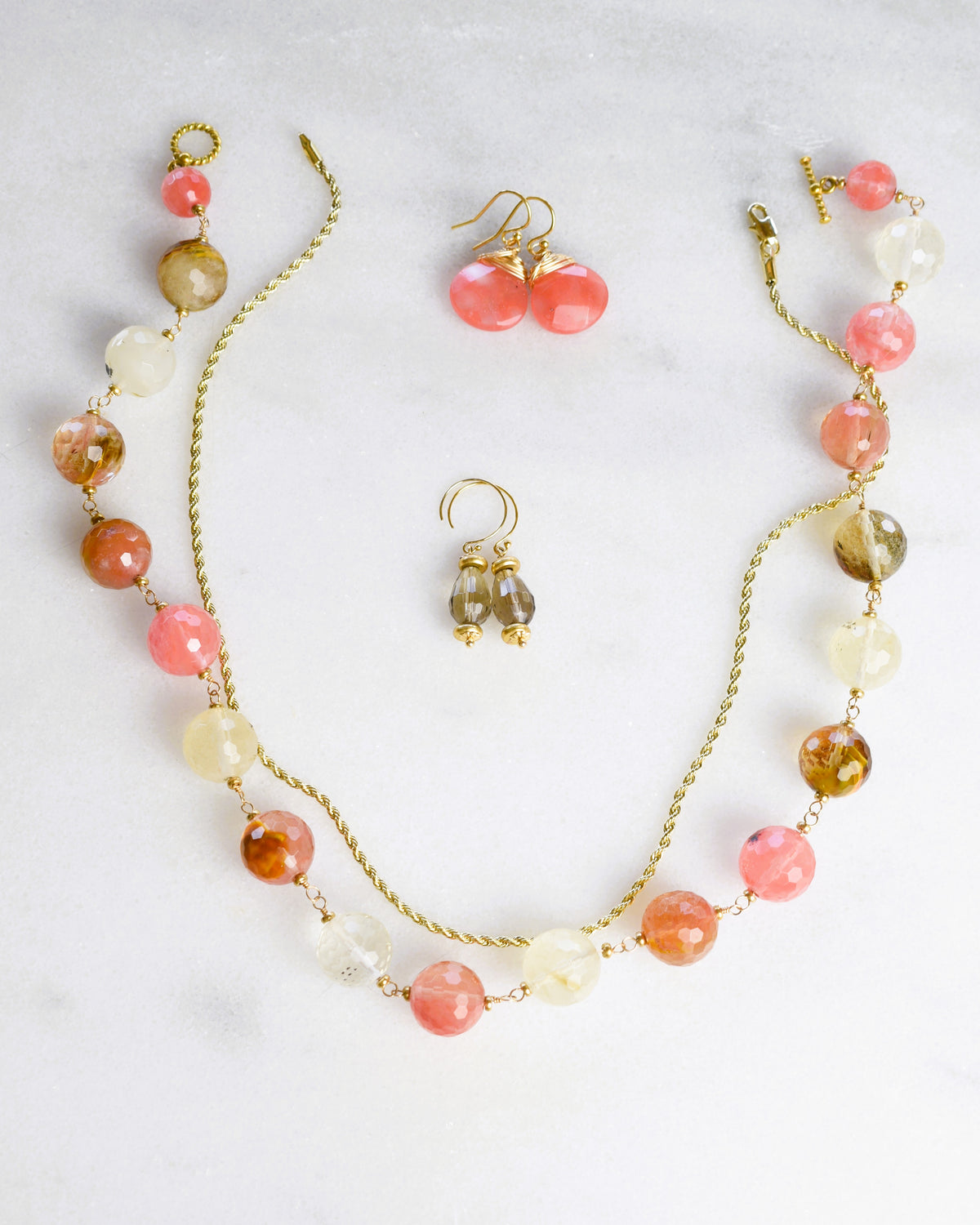 Autumn Roses Necklace