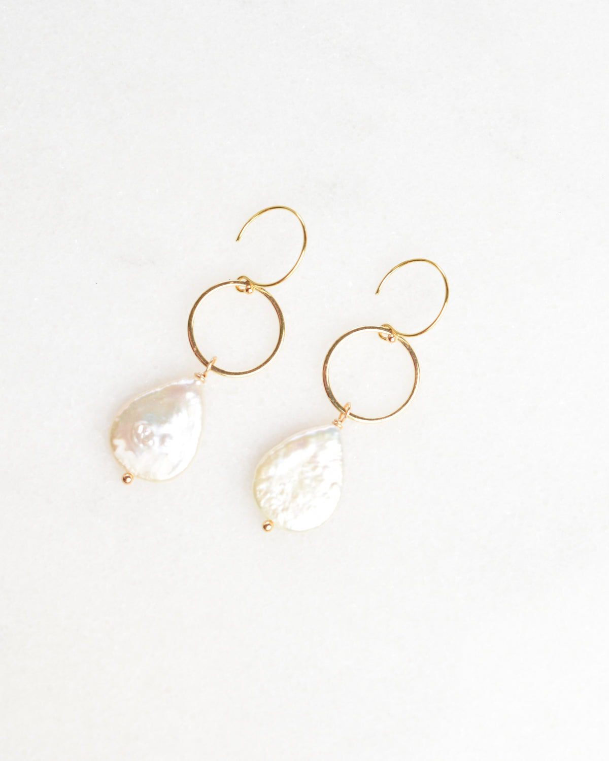 Aphrodite's Tears Statement Hook Earrings