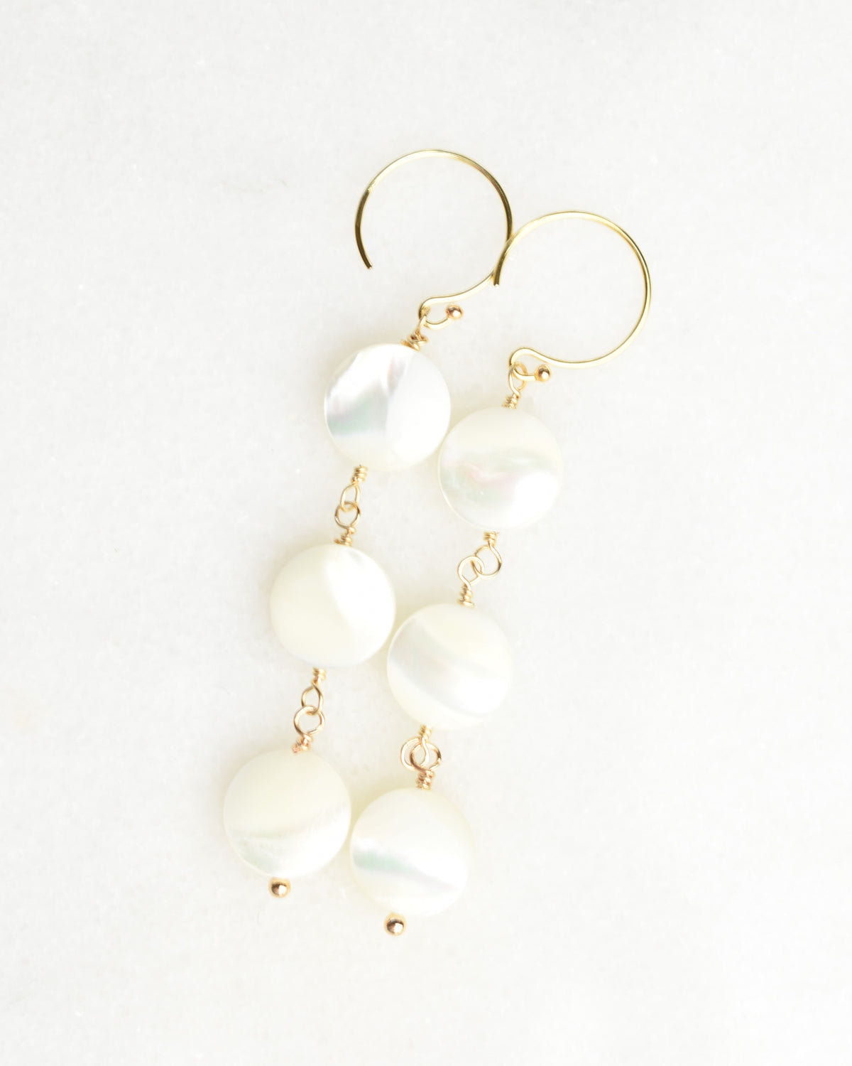 Trio Mother of Pearl Earrings