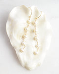 Five Pearl Strand Hook Earrings