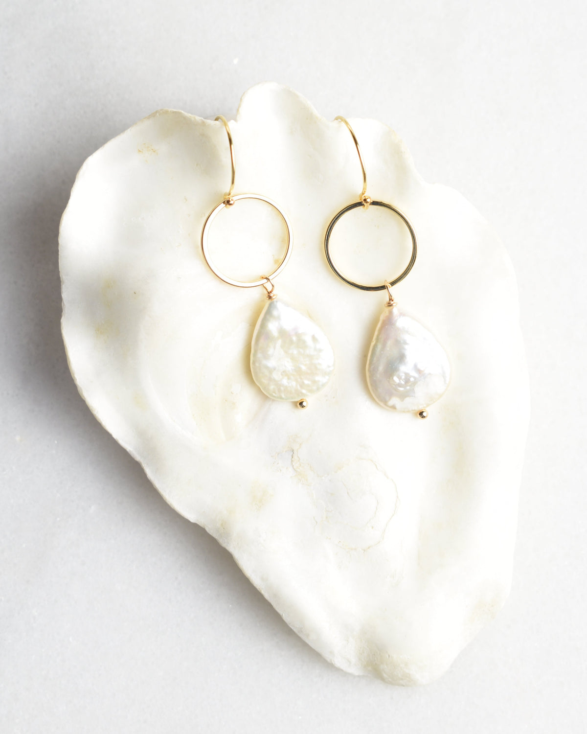 Aphrodite's Tears Statement Hook Earrings
