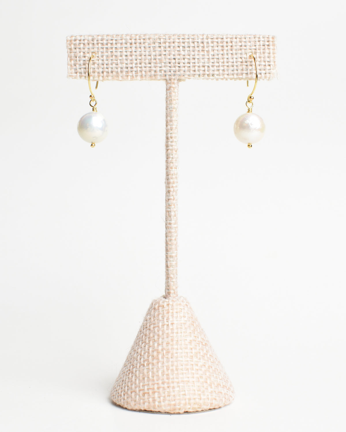 Simple Pearl Hook Earrings