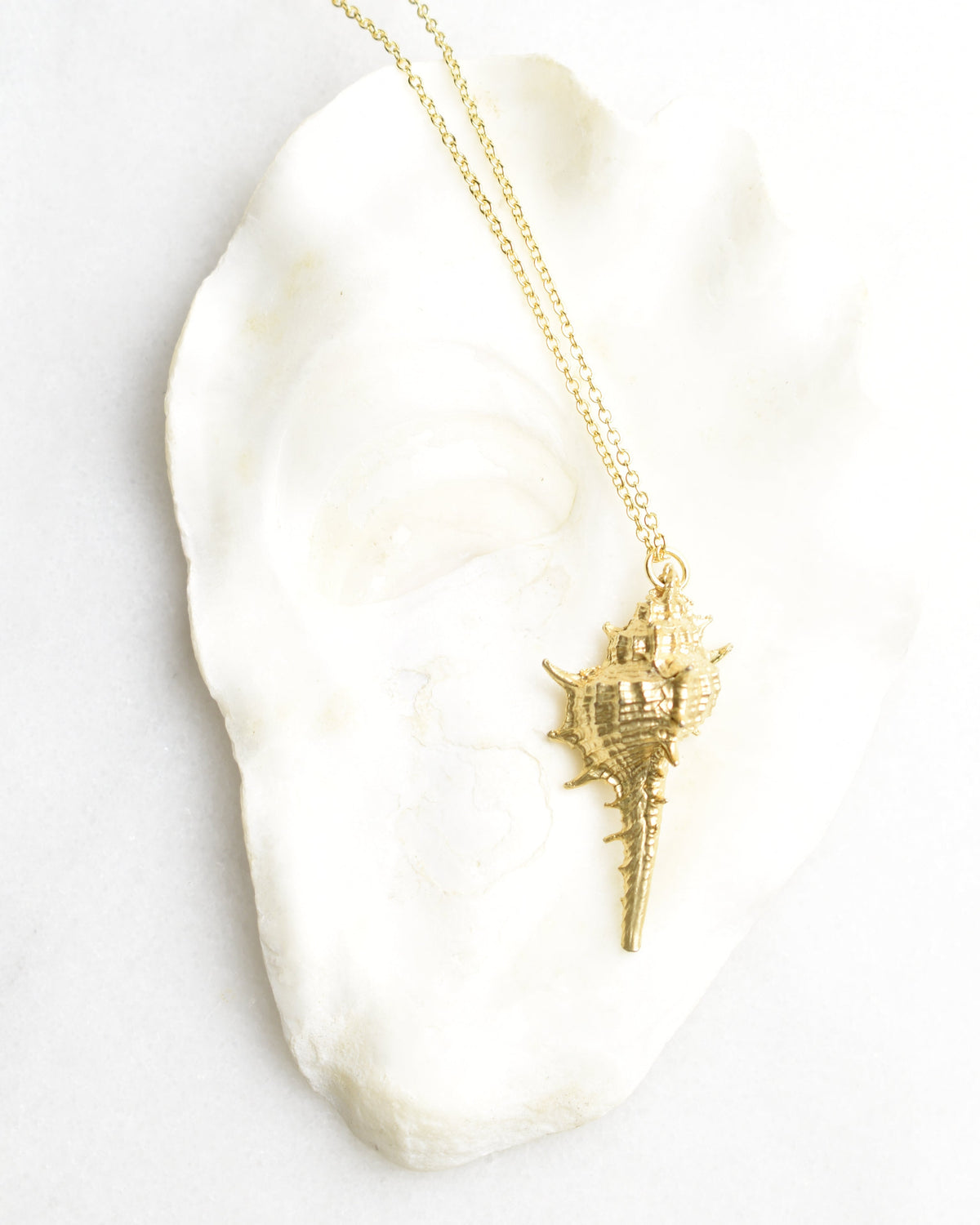 Golden Murex Shell Necklace