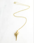 Golden Murex Shell Necklace