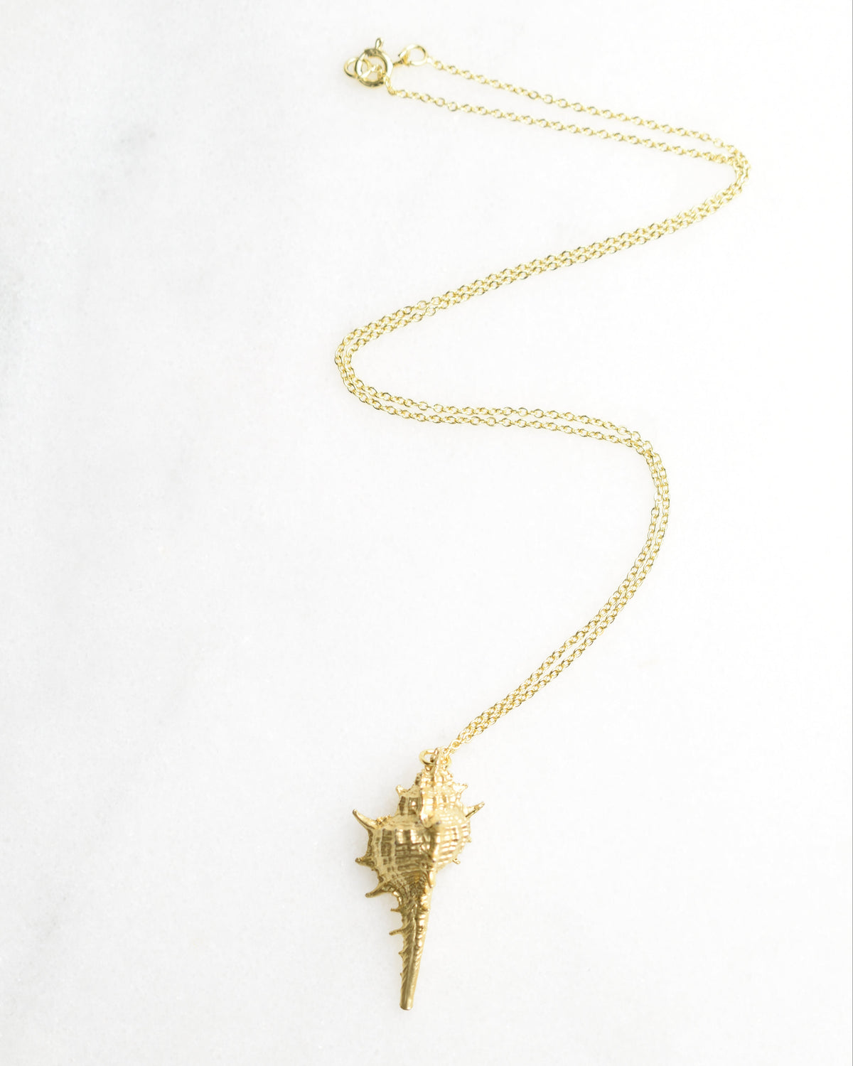 Golden Murex Shell Necklace