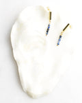 Modern Kyanite Post Earrings