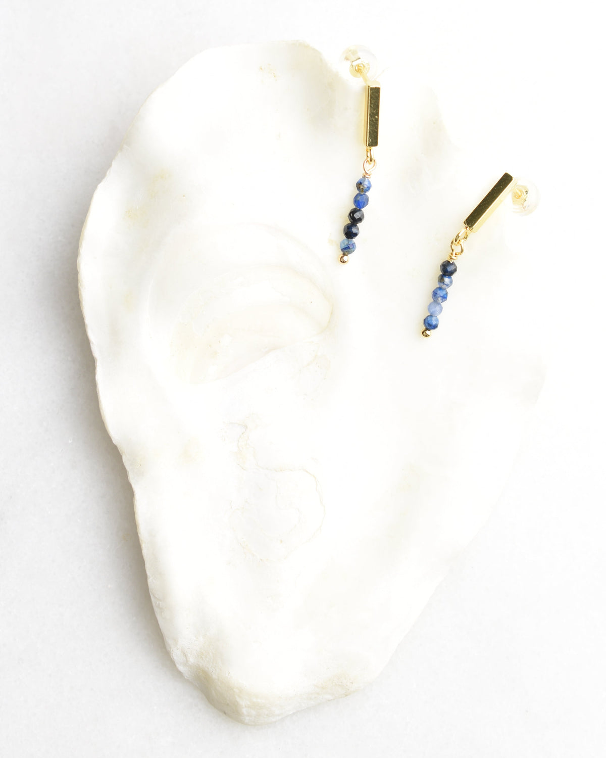 Modern Kyanite Post Earrings