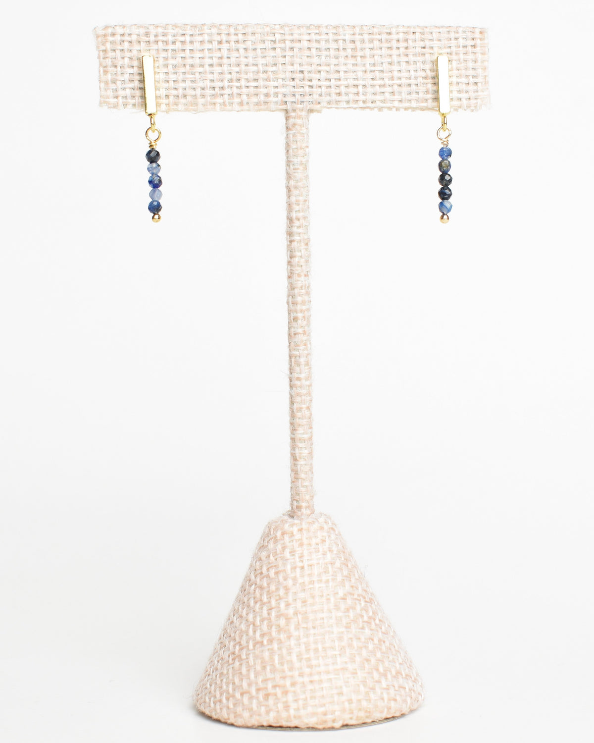 Modern Kyanite Post Earrings