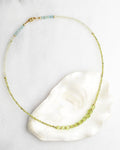 Peridot Choker Style Necklace