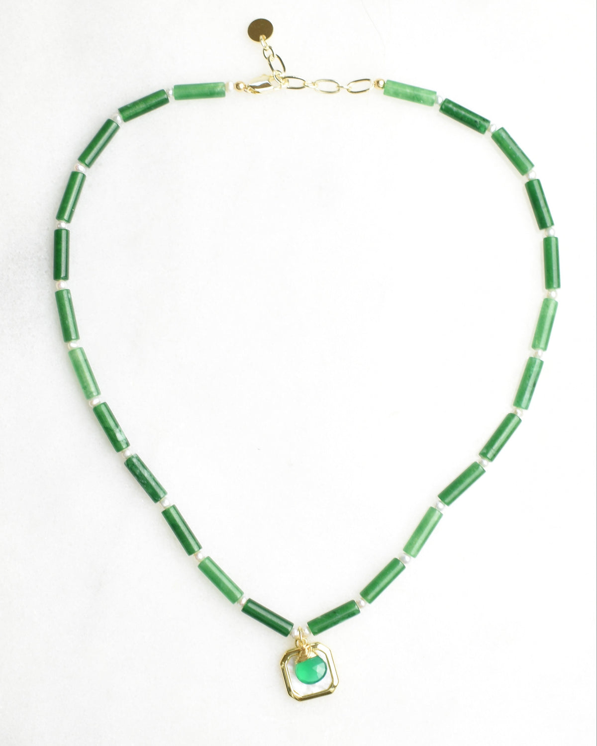 Preppy Cluster Pendant Necklace