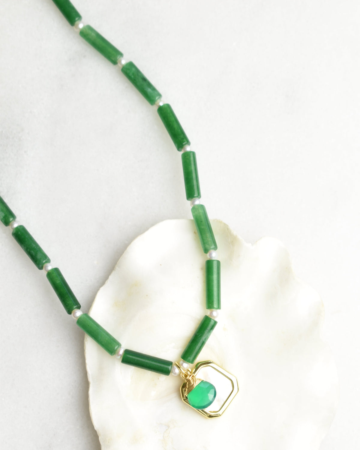 Preppy Cluster Pendant Necklace