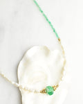Seafoam Aphrodite Delicate Necklace