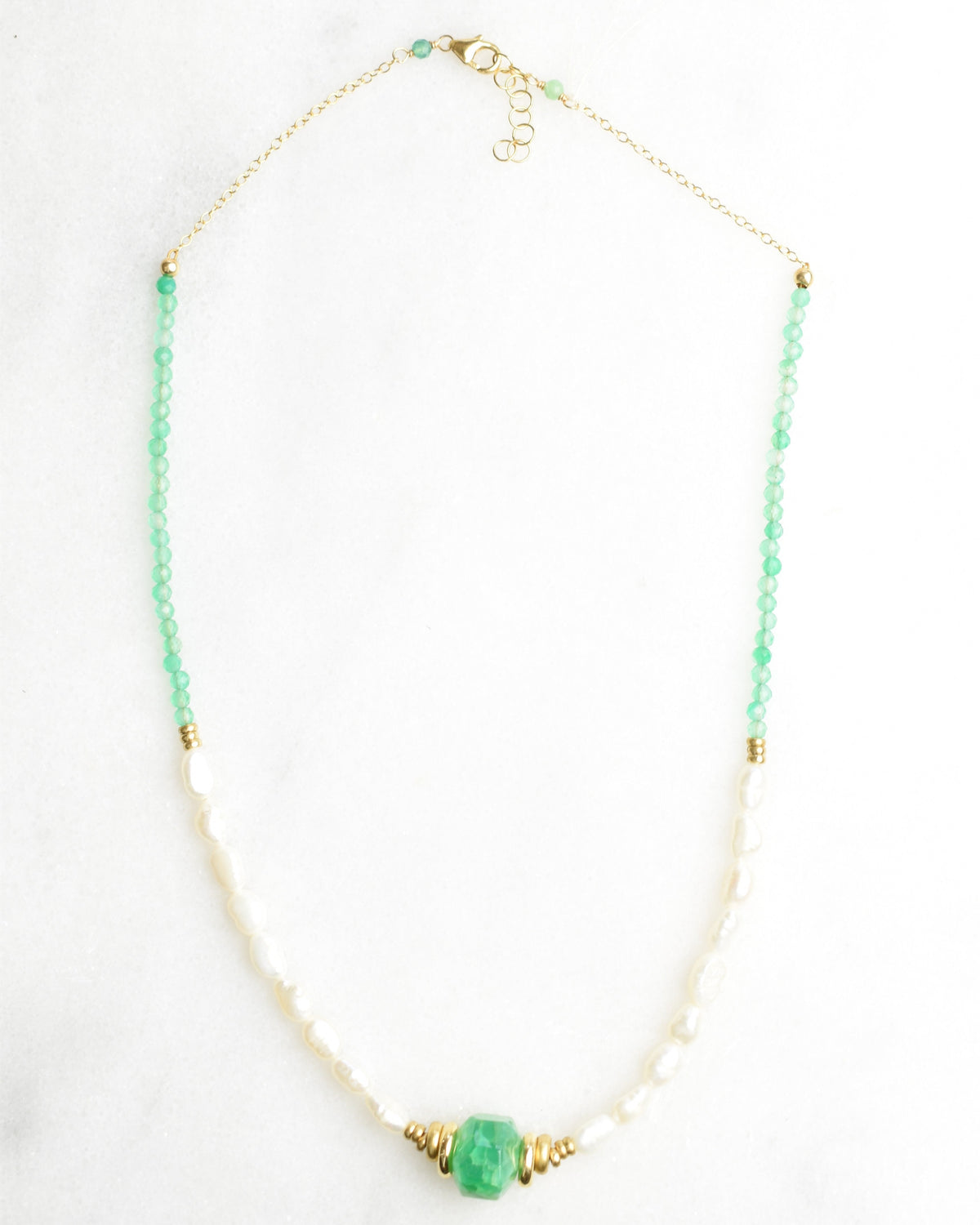 Seafoam Aphrodite Delicate Necklace