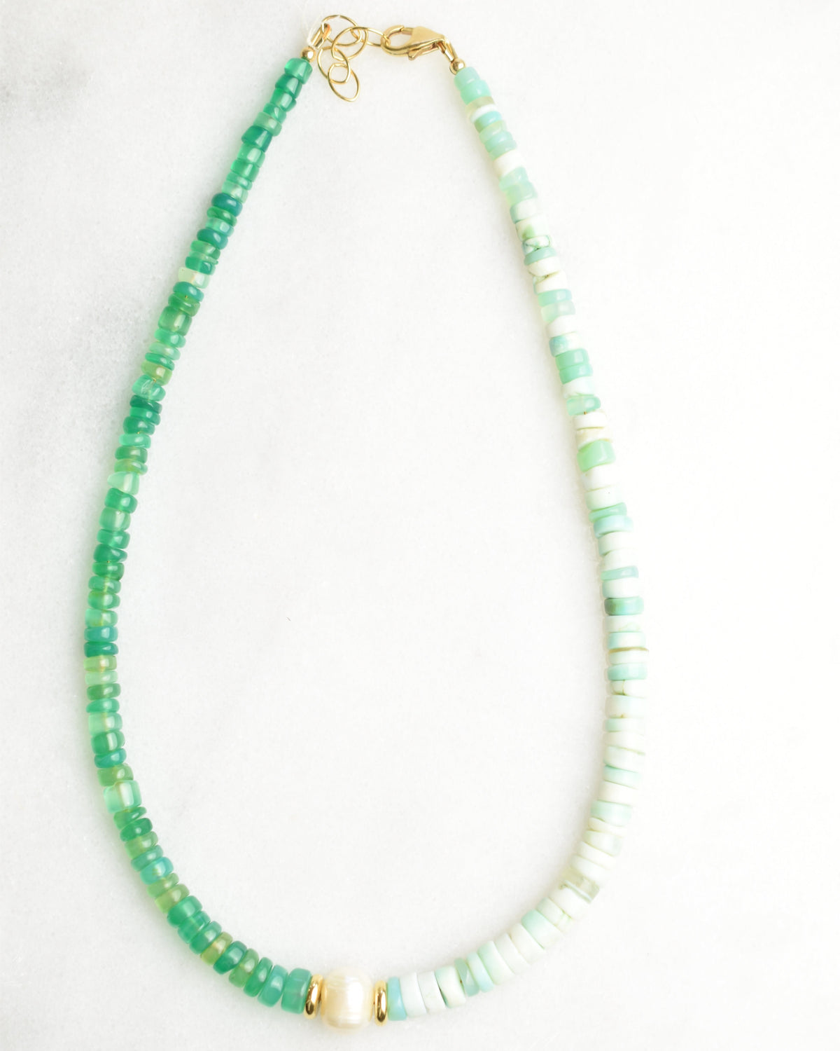 Lagoon Central Pearl Statement Necklace