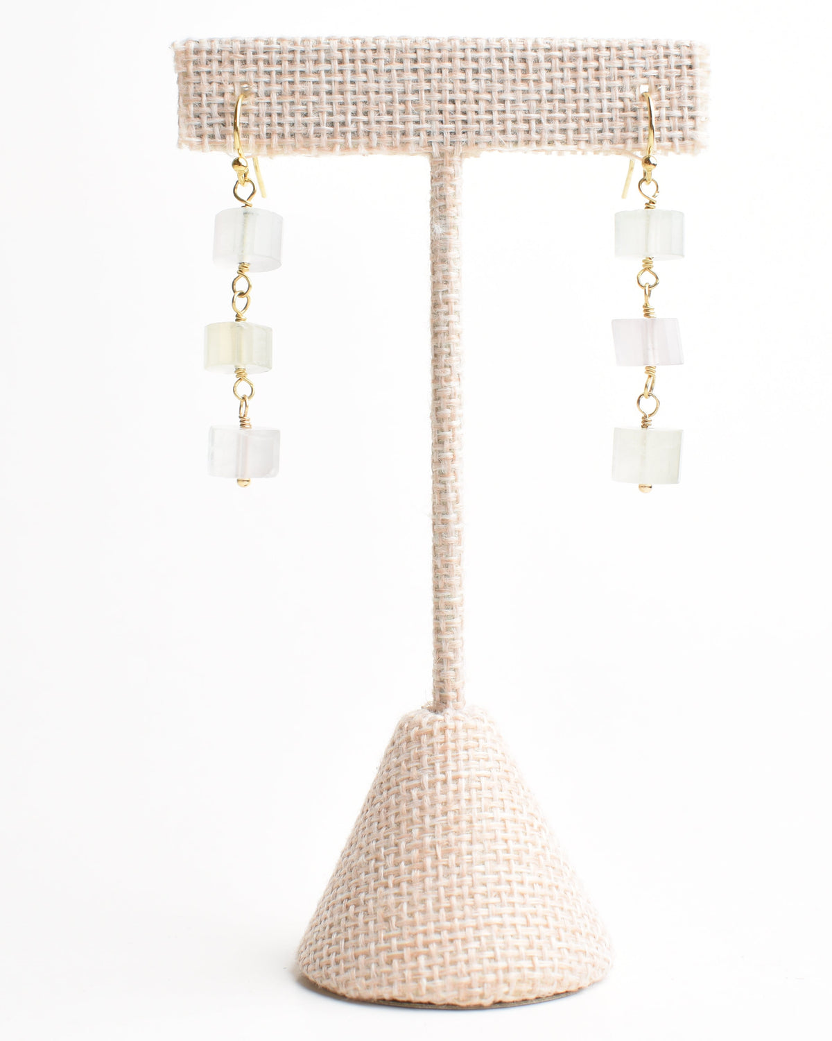 Fluorite Trio Hook Earrings