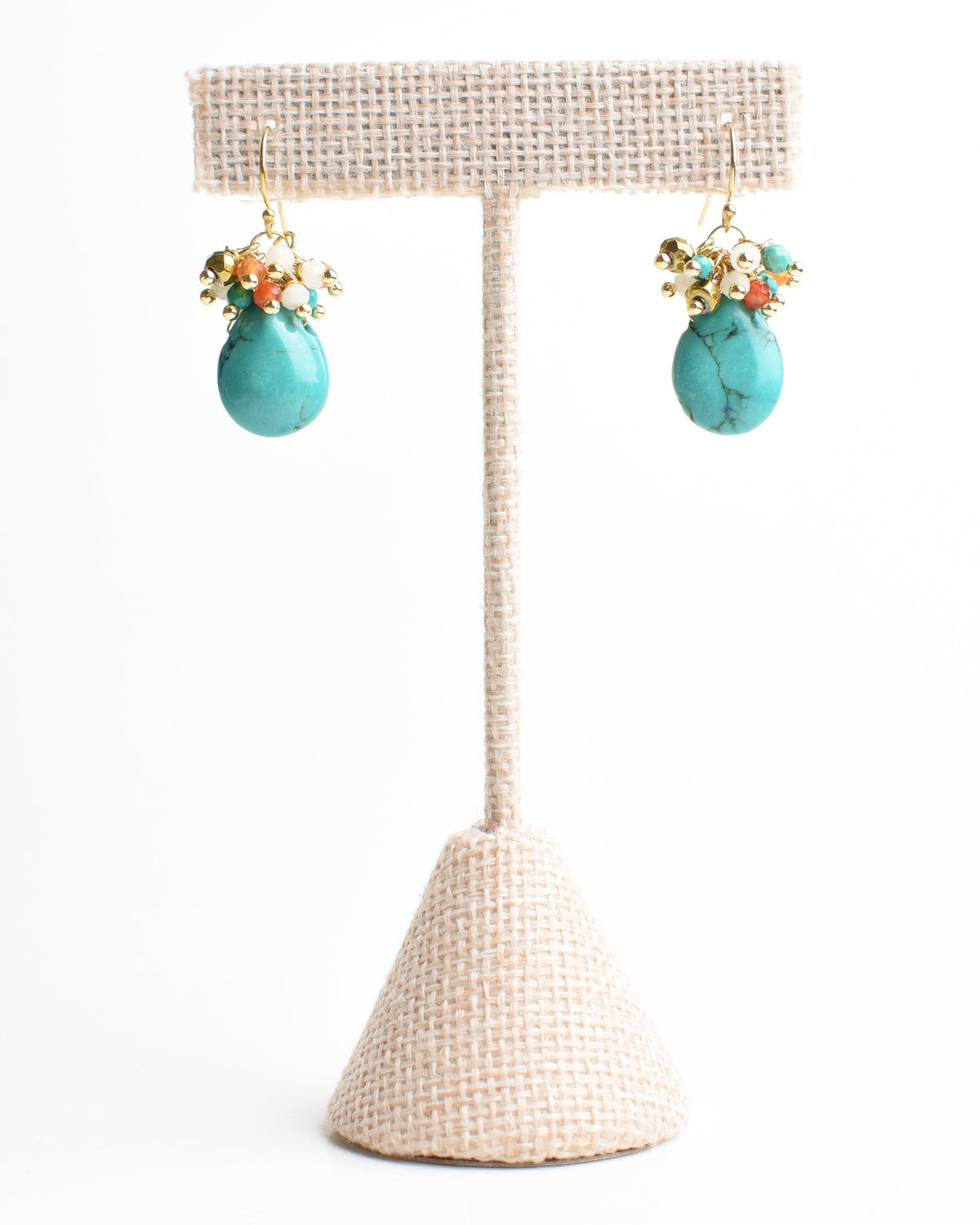 Southwestern Cluster Hook Earrings