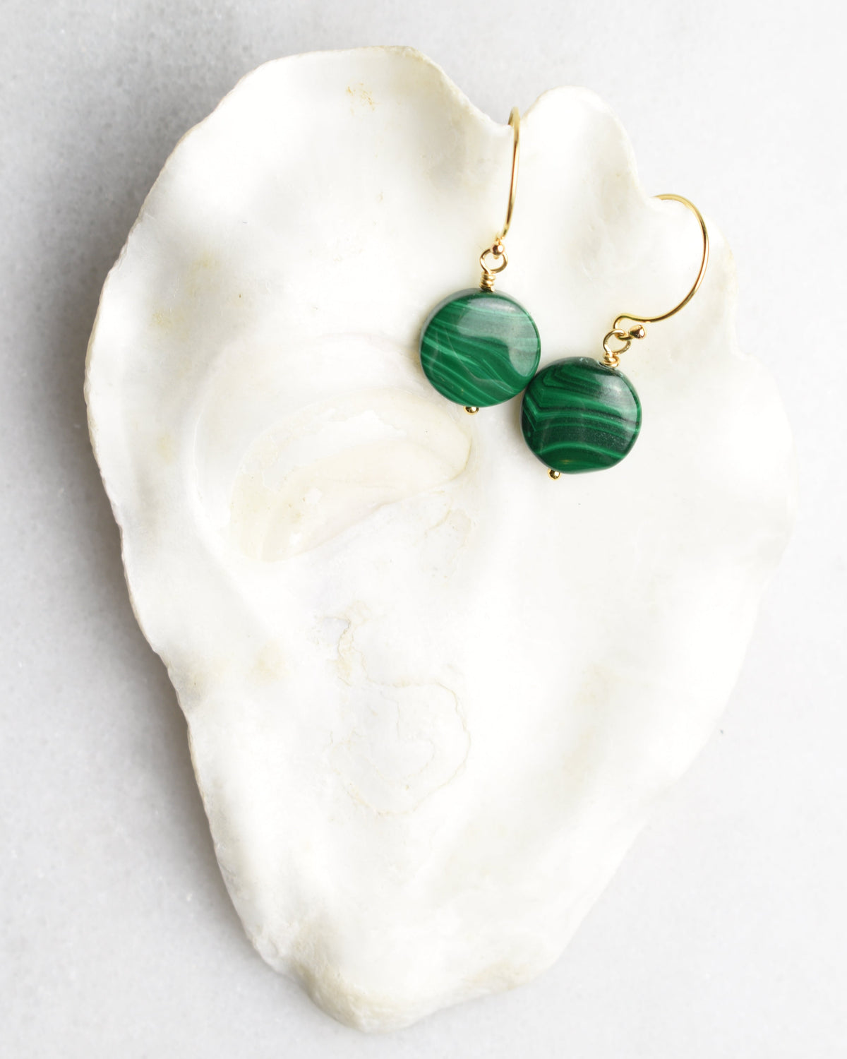Malachite Earrings