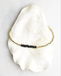 Golden Black Onyx Bracelet