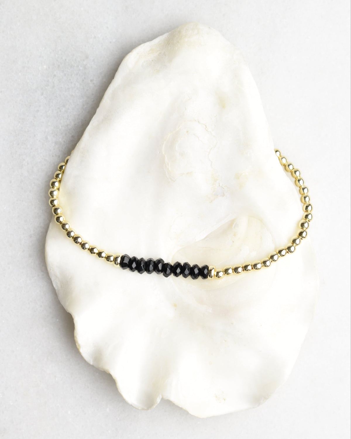 Golden Black Onyx Bracelet