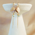 Driftwood Tassel Post Earrings
