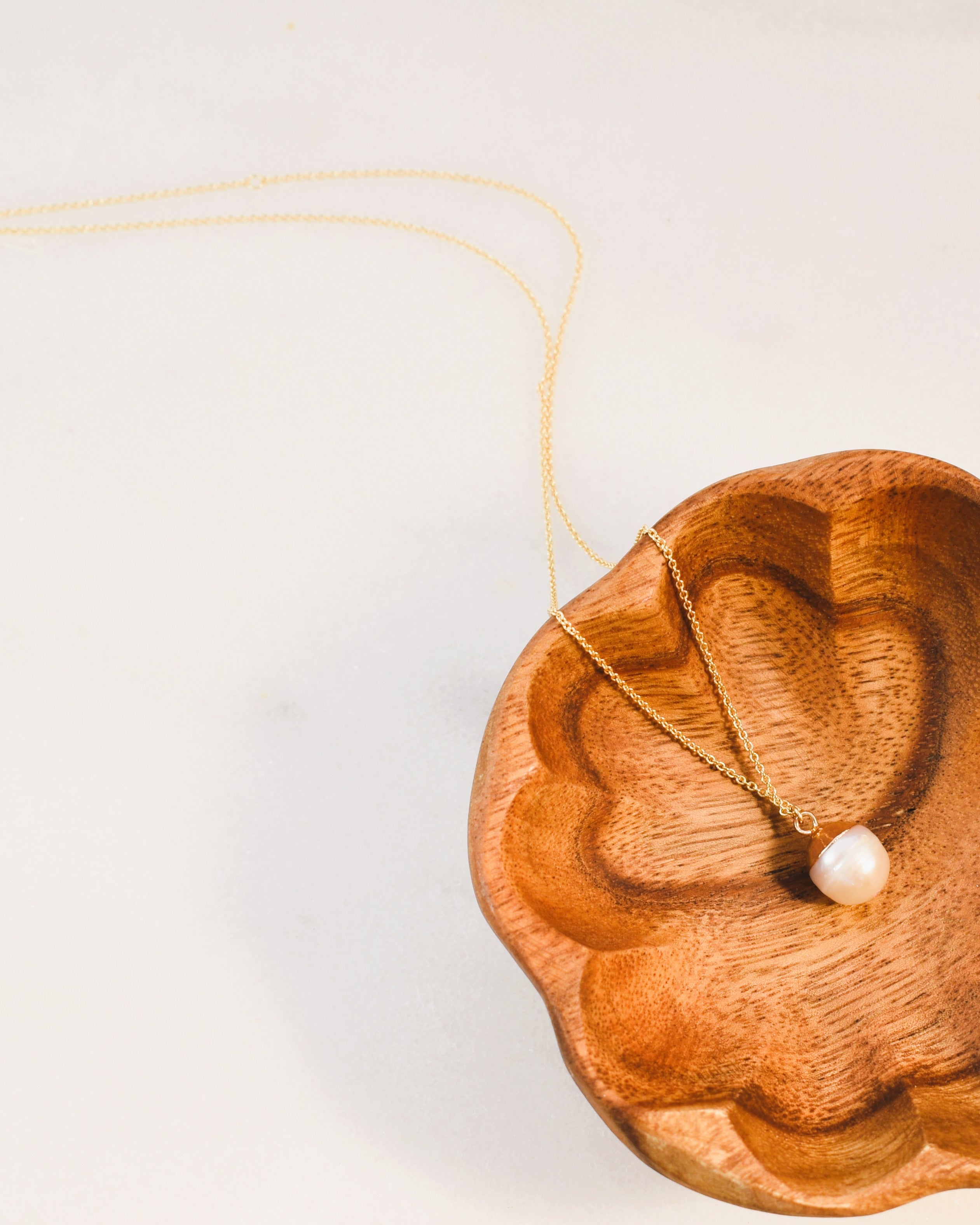 Freshwater Pearl Pendant Charm Necklace