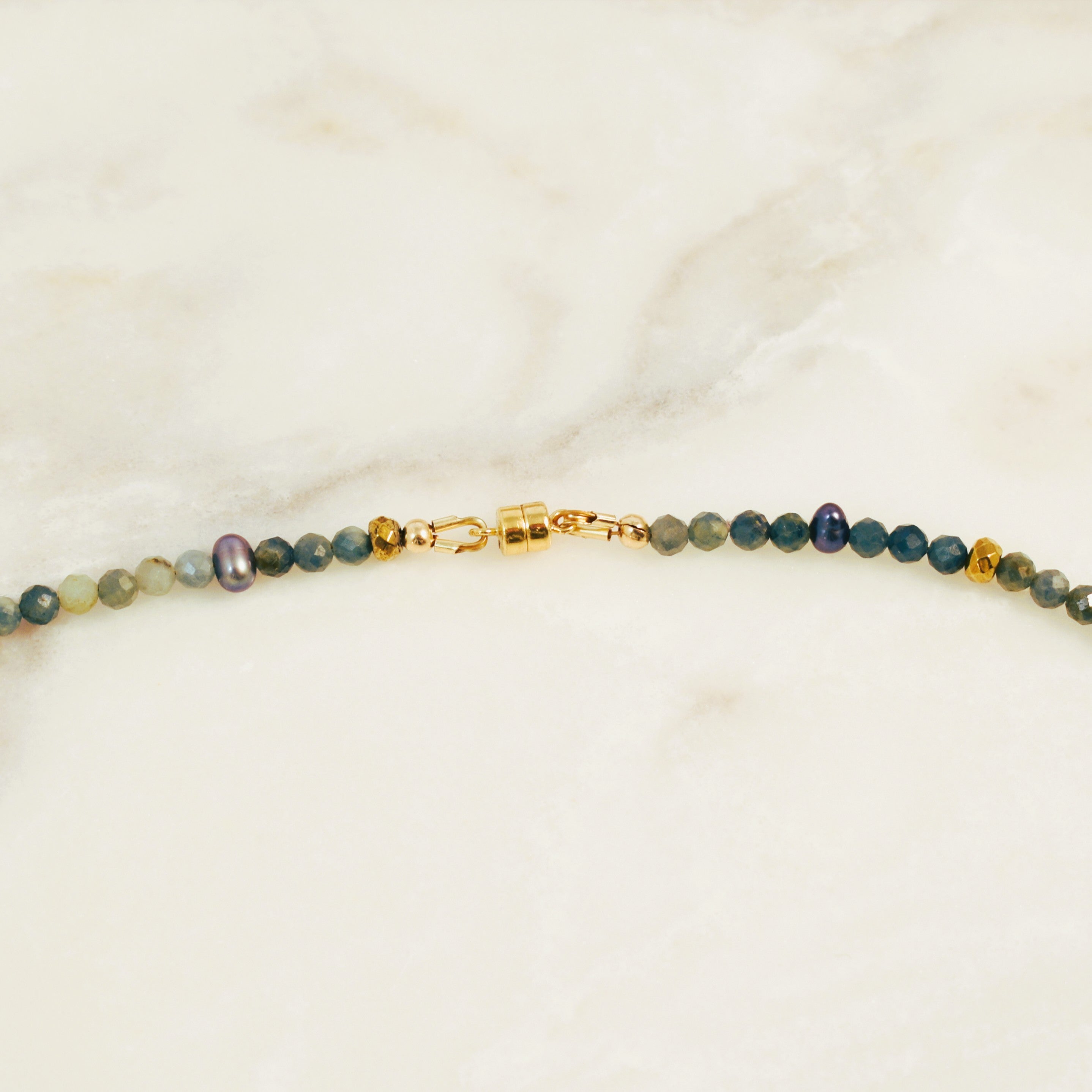 Moody Seas Charm Collar Necklace