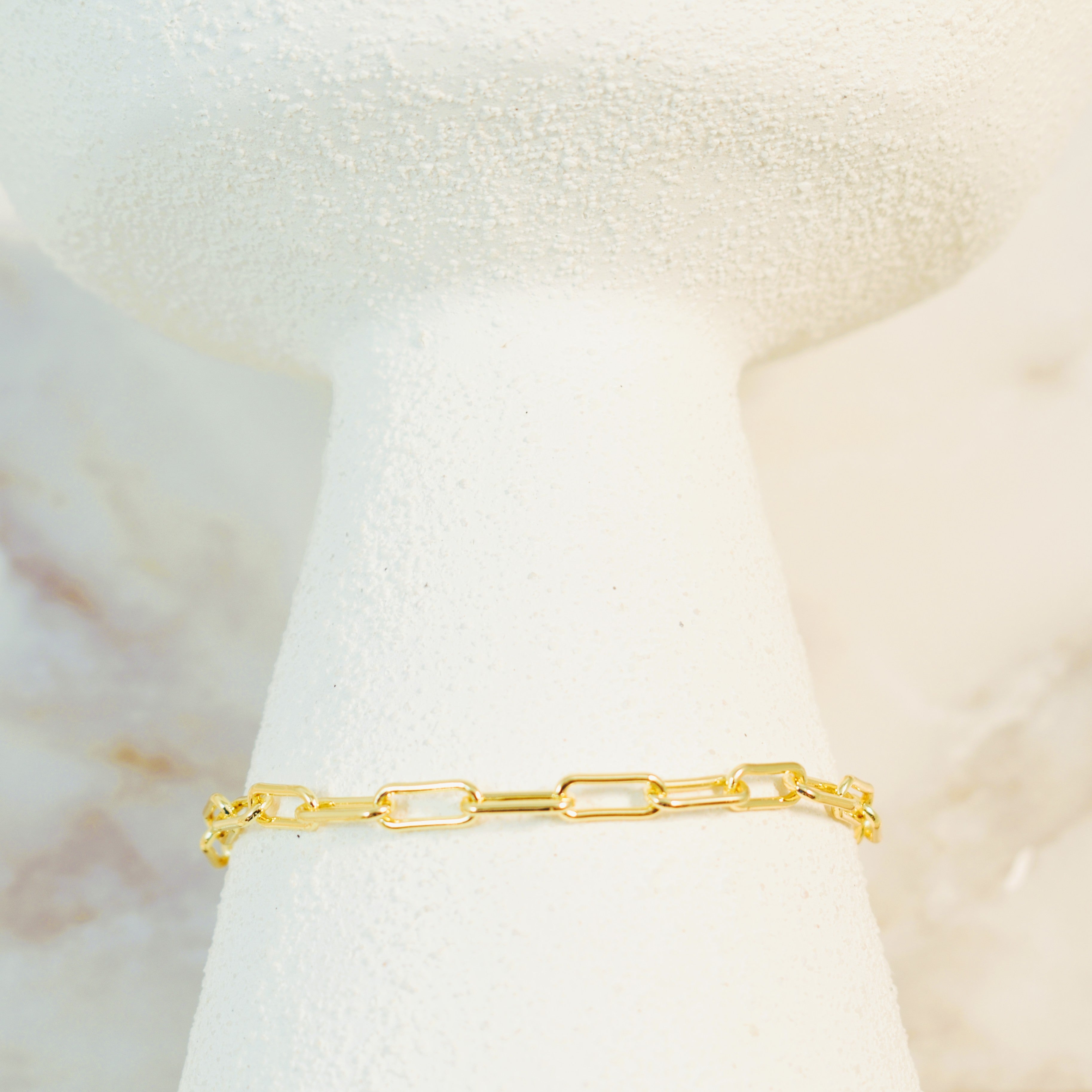 Paperclip Chain Link Bracelet