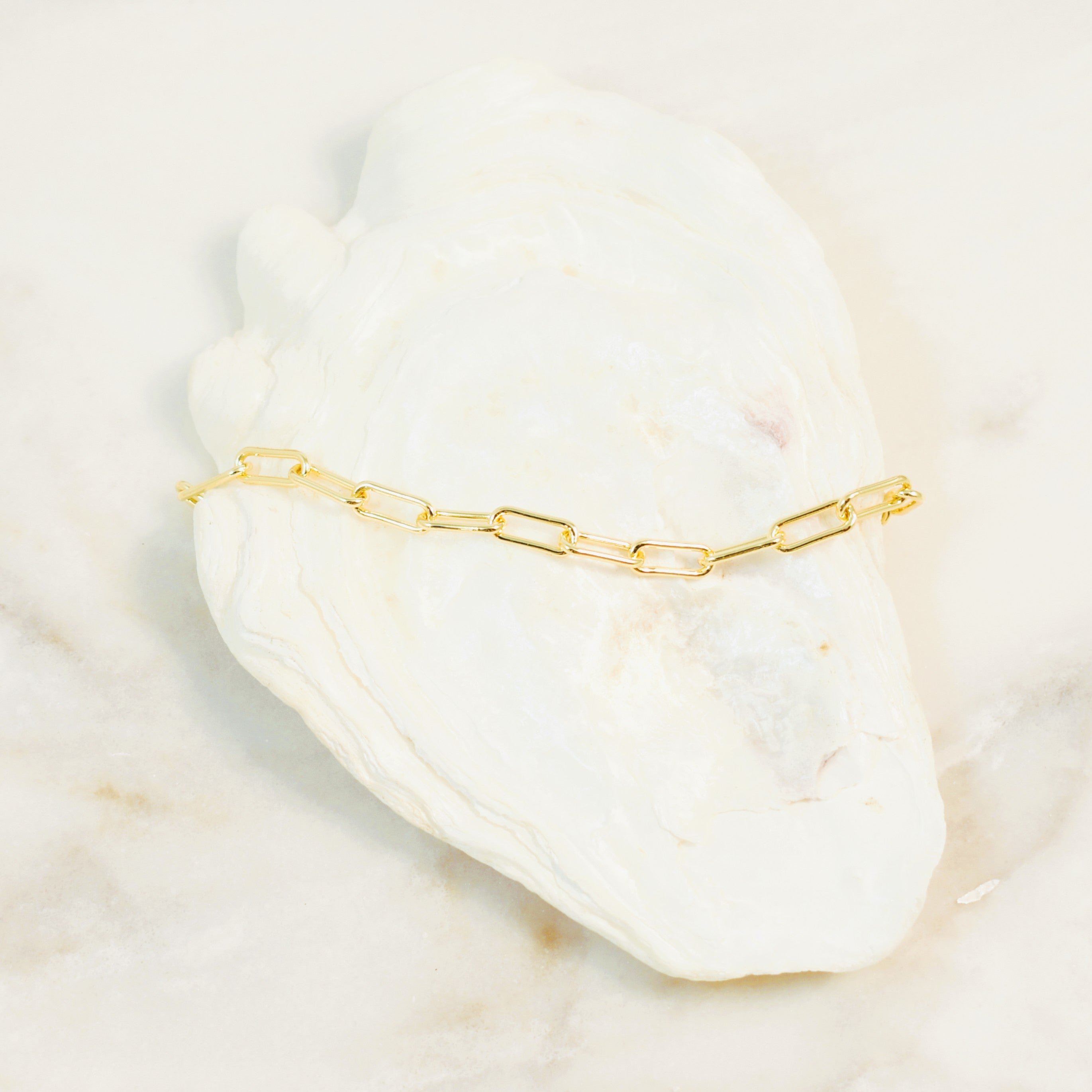 Paperclip Chain Link Bracelet