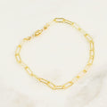 Paperclip Chain Link Bracelet