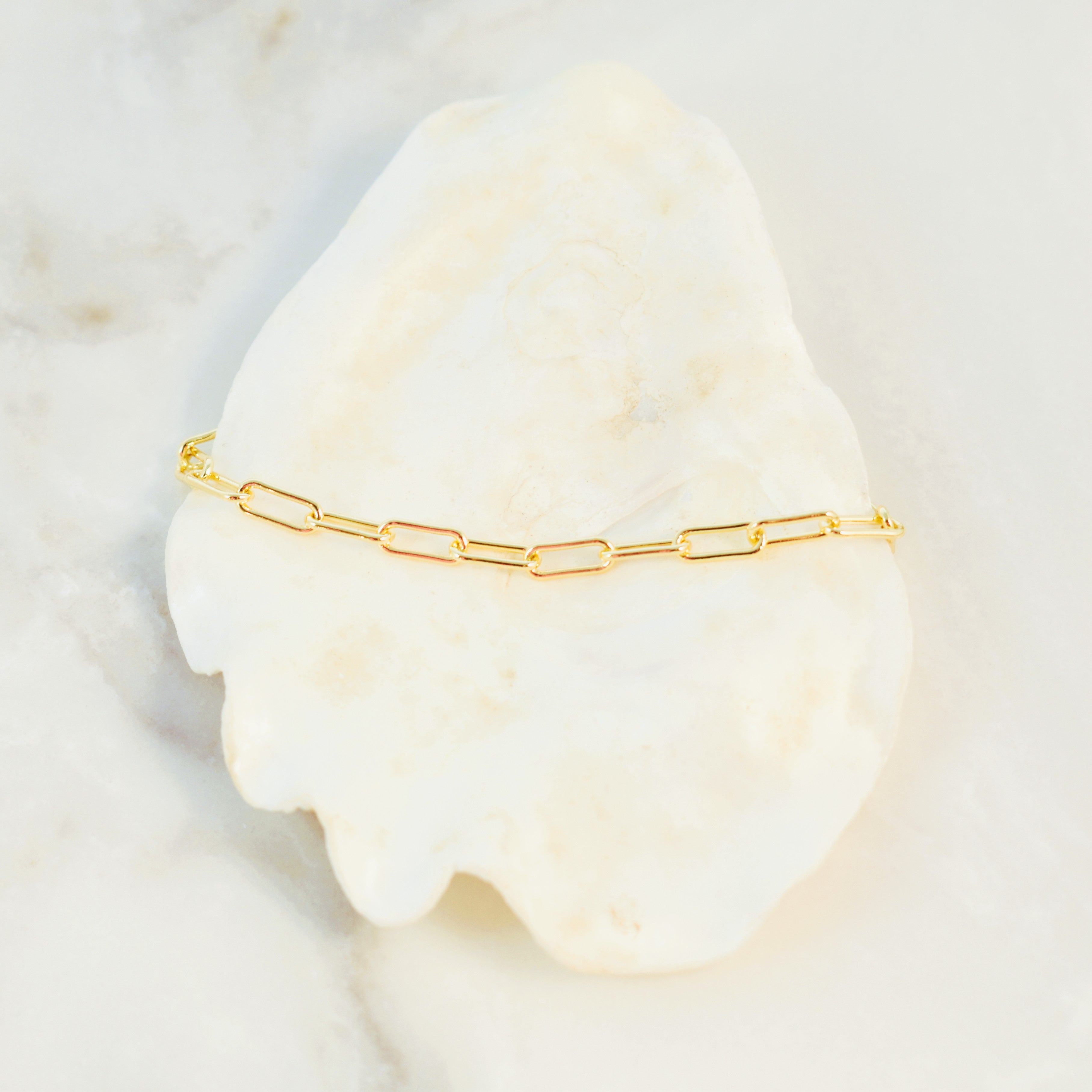 Paperclip Chain Link Bracelet