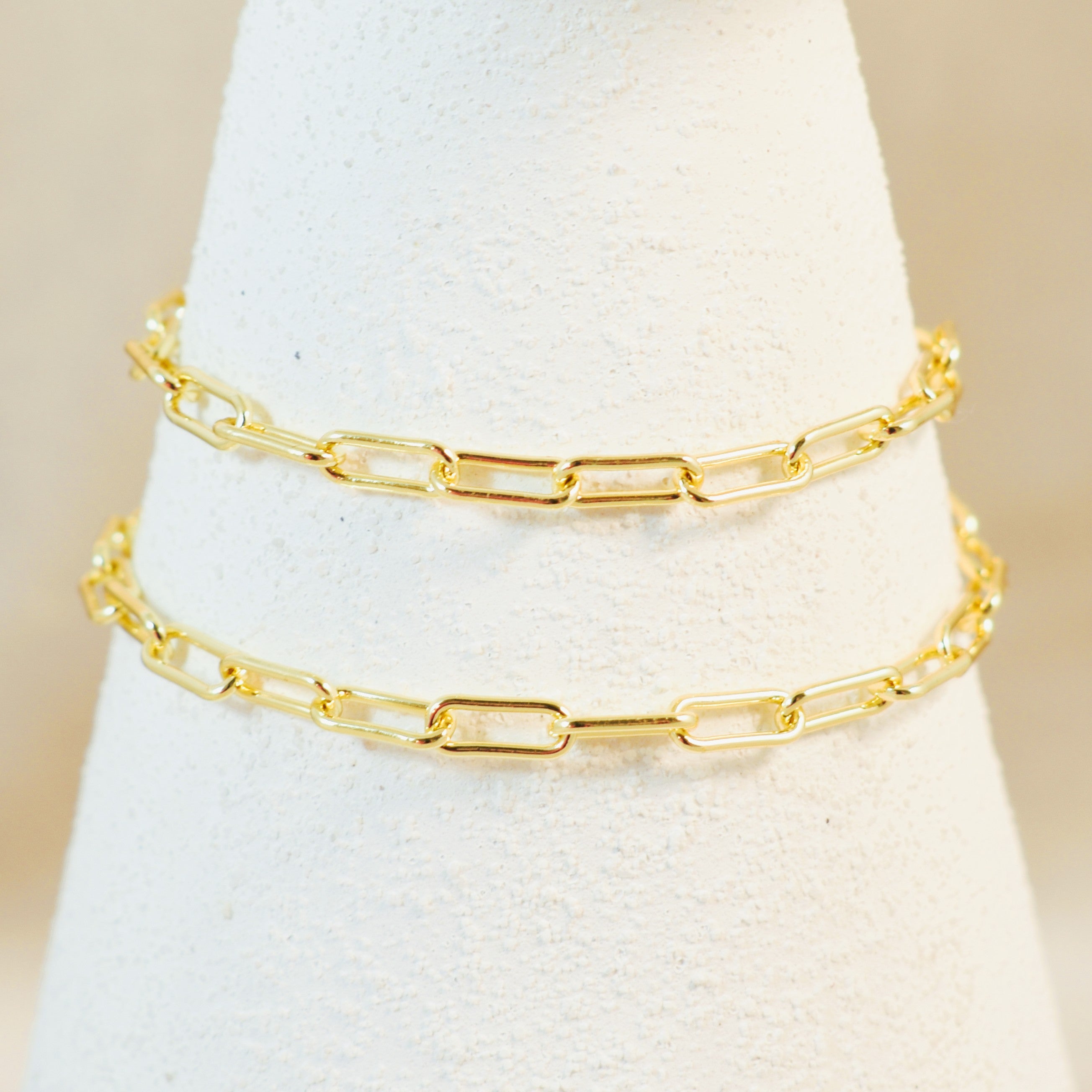 Paperclip Chain Link Necklace