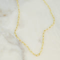 Paperclip Chain Link Necklace