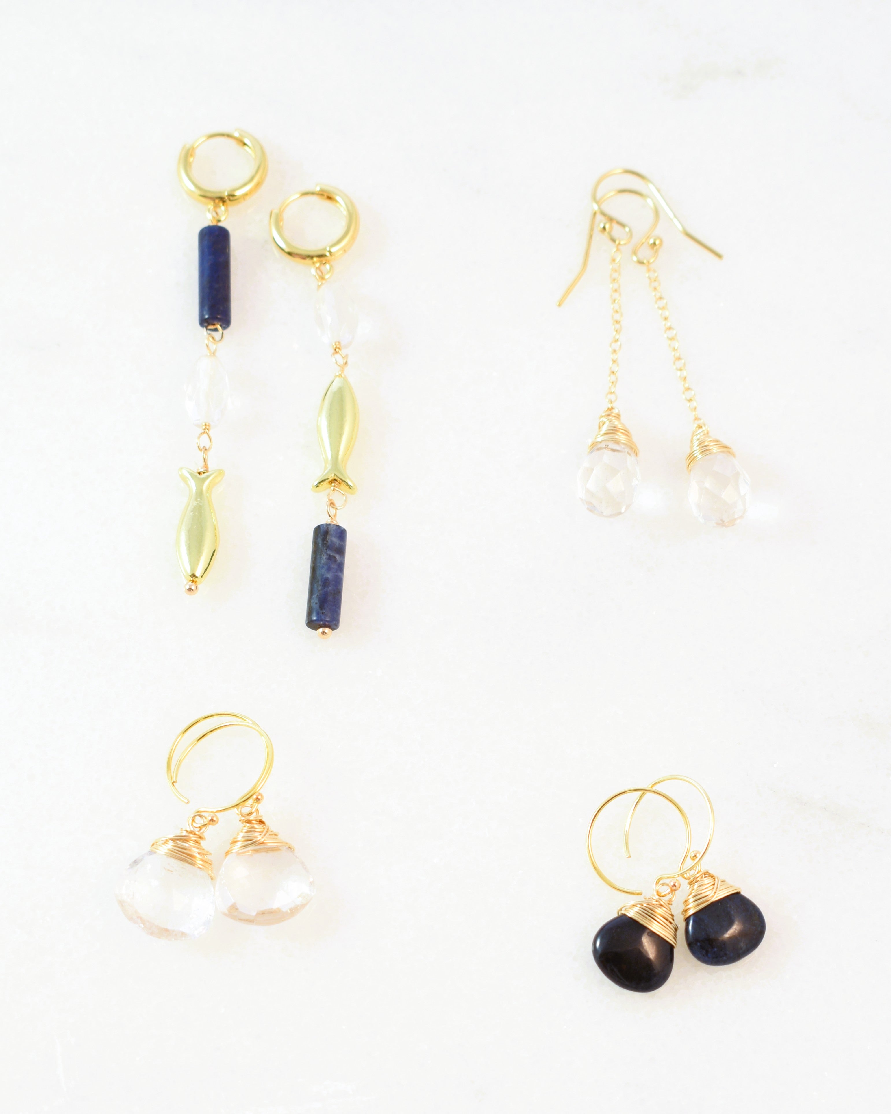 Mist Crowned Hook Earrings