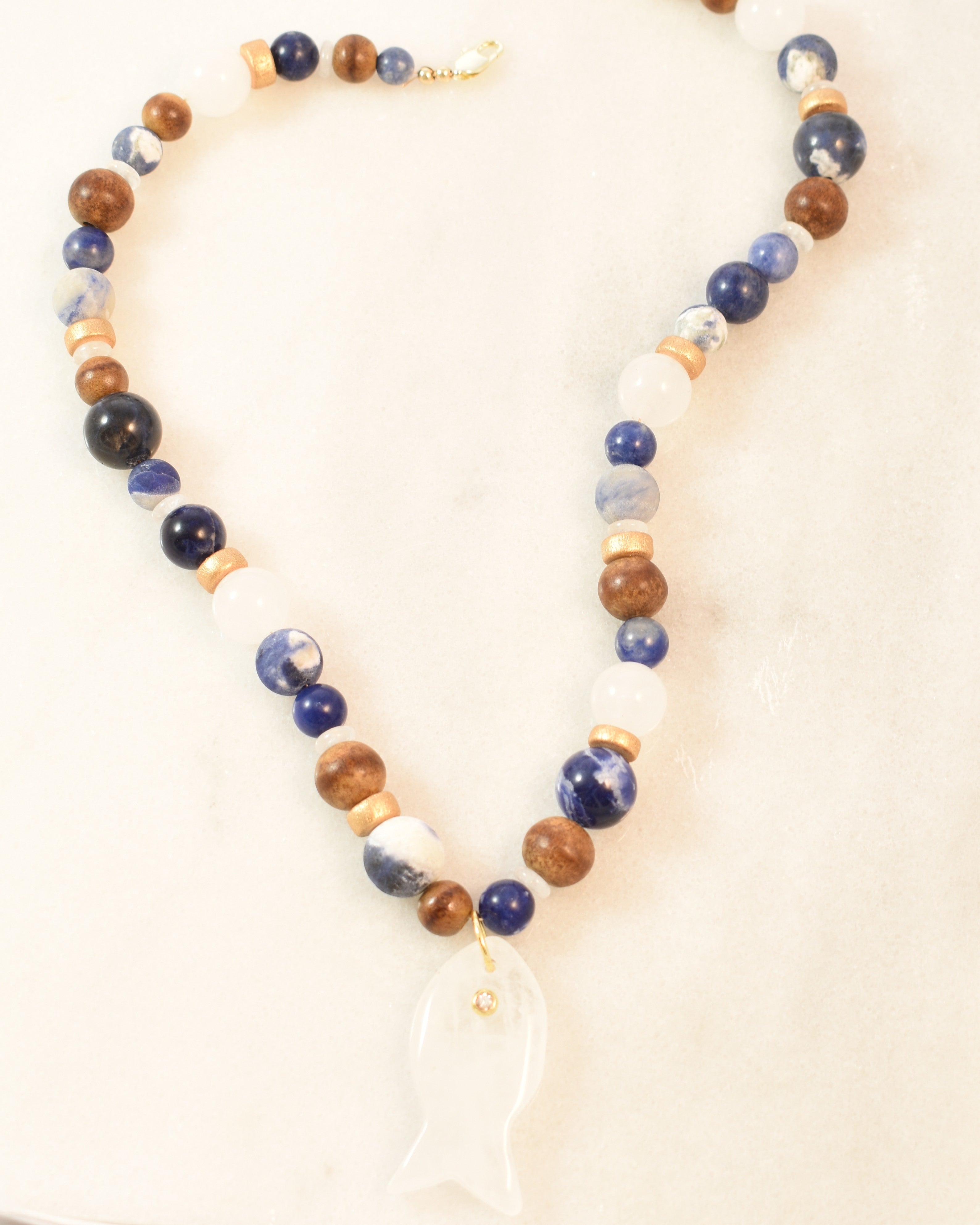 Rock Crystal SeaSpray Bubble Necklace