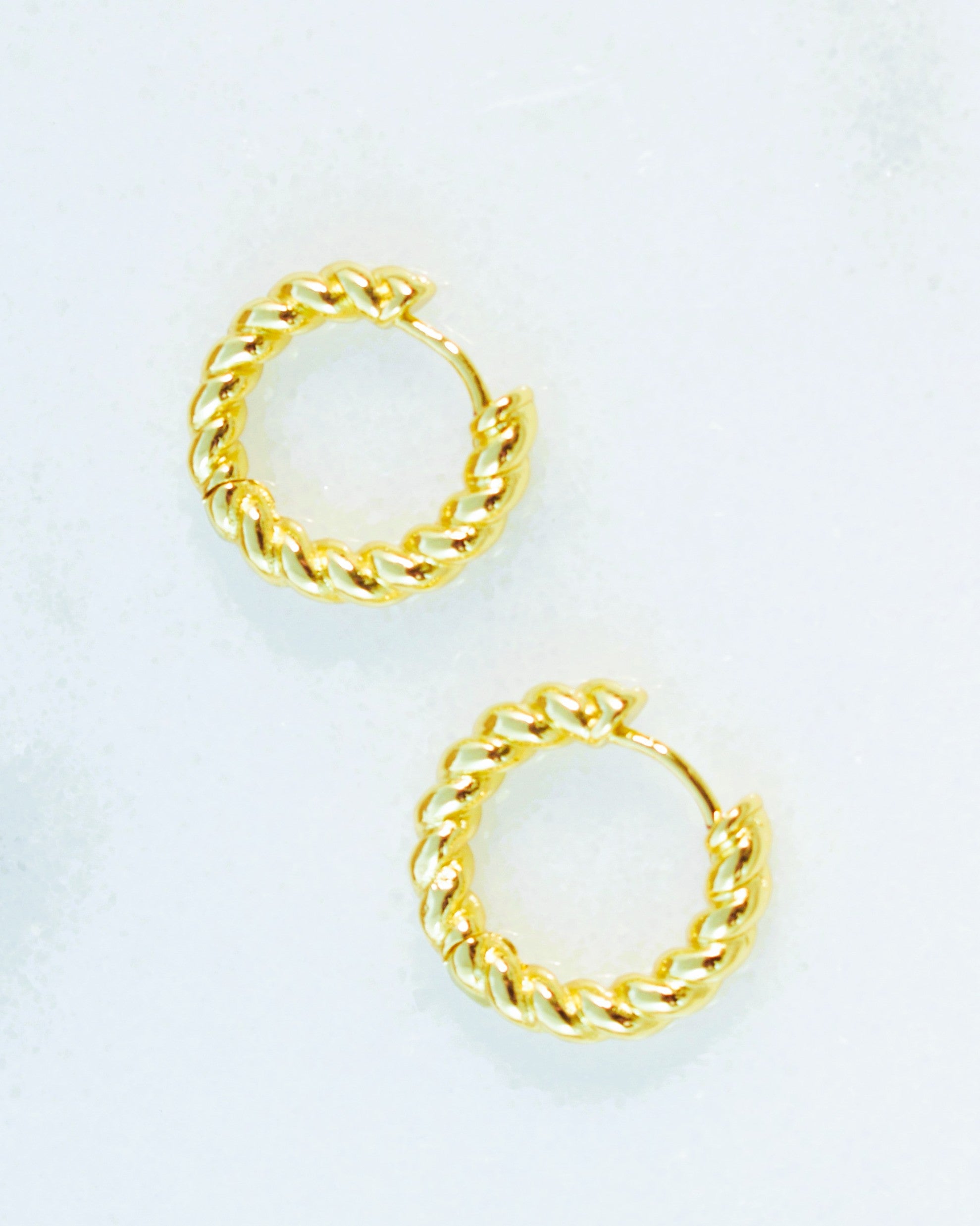 Rope Hoop Earrings
