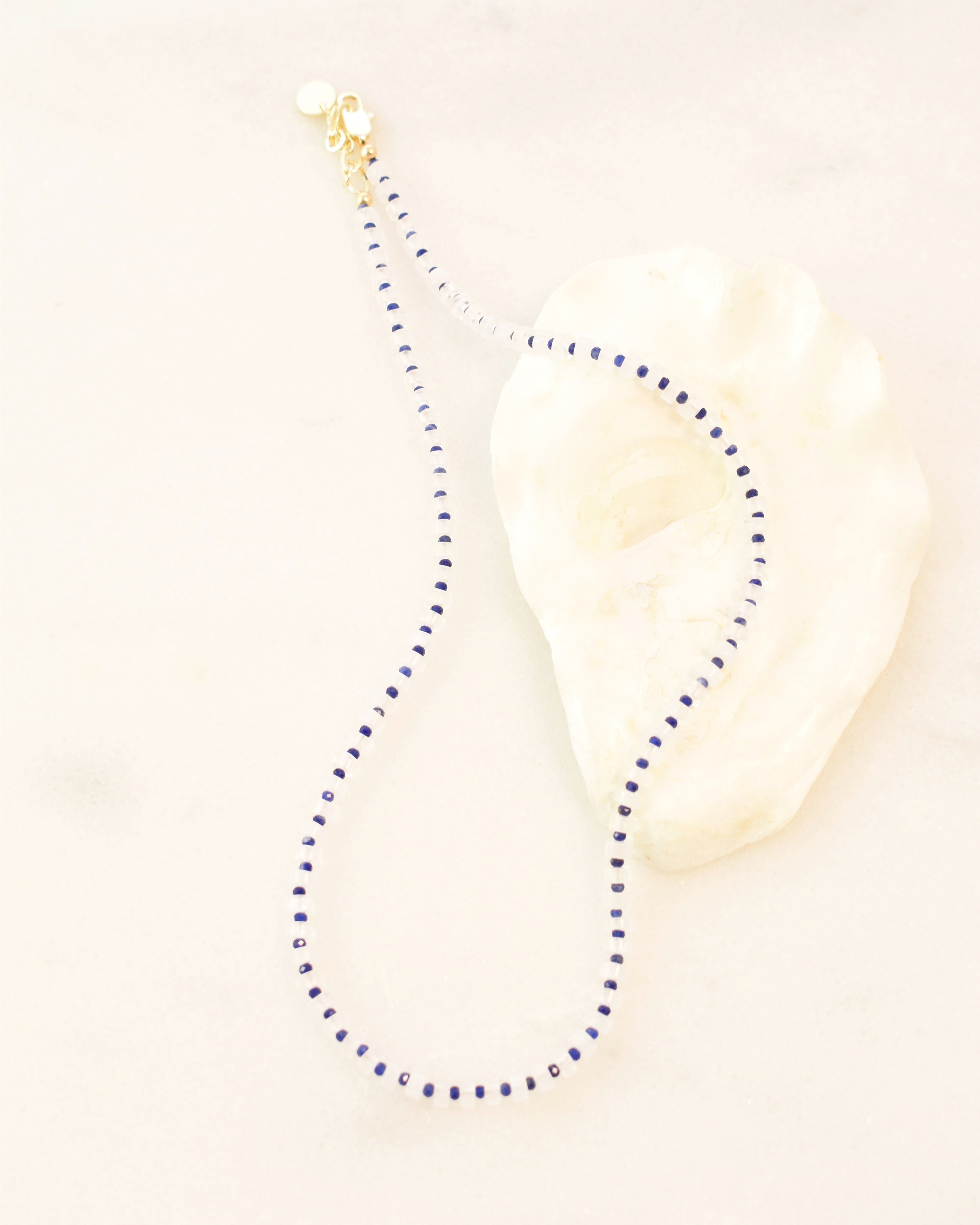 Salty Waves Heishi Necklace