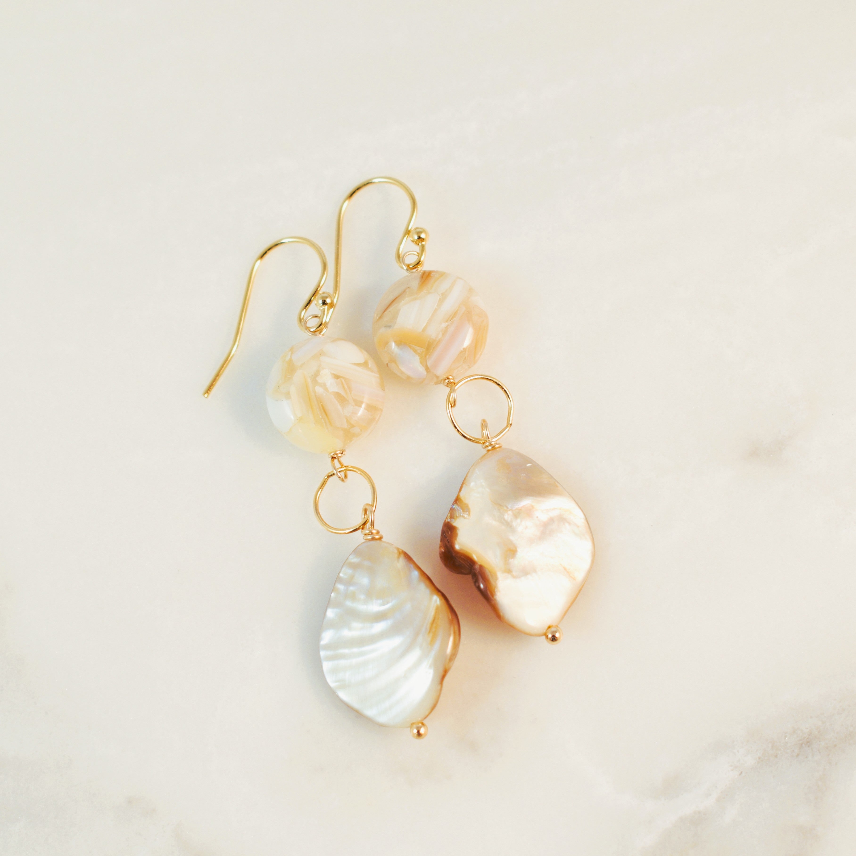 Sandcastle Hook Earrings